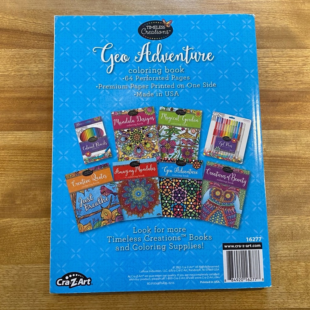 Geo Adventure Coloring Book - Picture 3 of 4